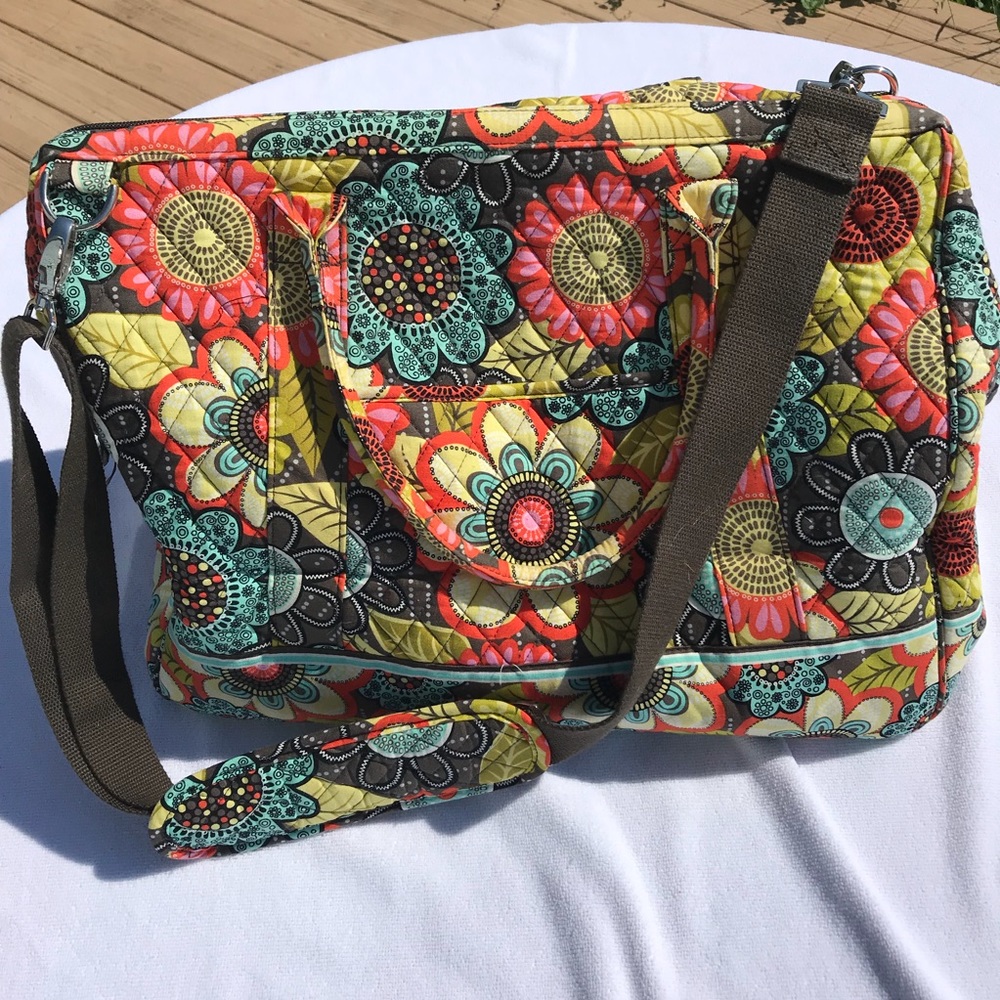 Vera Bradley Flower Shower weekender